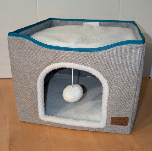 Cat Cube by Bedsure Comfy Pet, Grey NIB .1 - Picture 10 of 15